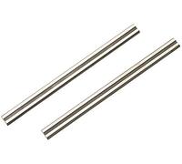 wolfcraft 2 cuchillas reversibles de cepillo, 82,7 mm I 4111000 I Para el mecanizado de maderas duras y blandas
