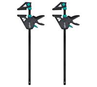 wolfcraft 2 Sargentos monomanual PRO MAX - 8662060 - El sargento de gran fuerza para las máximas exigencias profesionales I 250 kg de fuerza