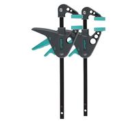 Wolfcraft Abrazadera de barra EHZ 40-110 2 sargentos monomanuales MINI Gris - ideal para bricolaje
