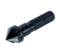 wolfcraft 2583000 Avellanador cónico HSS, Ø 10 mm, vástago hexagonal I 2583000 I Para un avellanado preciso de agujeros taladrados, para uniones atornilladas al ras en metal y plástico