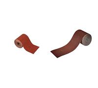 wolfcraft 3172000 - Rollo papel abrasivo, grano 80, 5 m x 93, plata + 3176000 - Rollo papel de lija abrasivo, grano 240, 5 m x 93 mm, plata