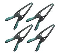 wolfcraft 4 pinzas con mordazas acabadas en punta PRO 70 I 8643000 I Pinza de precisión para trabajos delicados, perfecta para proyectos de bricolaje y modelismo