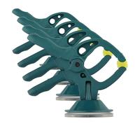 wolfcraft 4 pinzas de resorte MINI 20 con ventosa I 3663000 I Ayudante práctico - ideal para el hogar, el bricolaje y las manualidades (Paquete de 4)