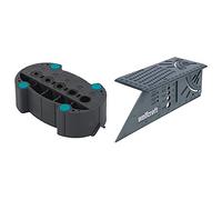 Wolfcraft 5208000 Escuadra 3D, 0 W, 0 V, Gris, 150 x 275 x 66 mm + 4685000 4685000-1"accumobil guía para taladrar móvil