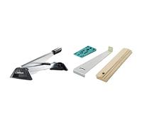 Wolfcraft 6933000 LC 100Guillotina para Laminado, color Plata, 177 x 580 x 203 mm + 6931000Set de instalación para suelo laminado