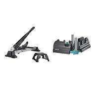 Wolfcraft 6940000 Guillotina Para Corte De Vinilo Y Laminados Vlc 1000, Negro, Max. Schnittstärke: 14 Mm, 37 Cm Breite + 6948200 Caja Ingletadora Y Falsa Escuadra 2 En 1, Color Negro