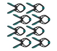 wolfcraft 8 pinzas de resorte PRO, 40 mm I 8651000 I Un asistente versátil, perfecto para proyectos de bricolaje y modelismo