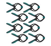wolfcraft 8 pinzas de resorte PRO, 60 mm I 8652000 I Un asistente versátil, perfecto para proyectos de bricolaje y modelismo