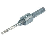 wolfcraft Adaptador con broca centradora para sierras de corona BiM I 5957000 I Accesorios para sierras de corona BiM