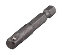 Wolfcraft Adaptador Insertable para Taladro, Soporte Giratorio de Bola 1/4 Pulgada, 50 mm - Referencia 1579000