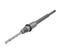 wolfcraft Adaptador SDS-Plus con broca centradora, Ø 8 mm, 220 mm I 5425000 I Accesorios para coronas de perforación con broca de carburo