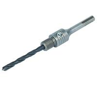 wolfcraft Adaptador SDS-Plus con broca centradora para coronas de perforación con dentado de diamante I 5955000 I Accesorios para coronas de perforación con dentado de diamante
