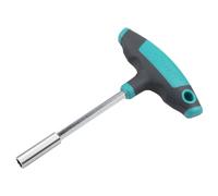 Wolfcraft Atornillador manual en T 1235000 con portapuntas – Transmisión óptima de la fuerza