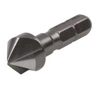 Wolfcraft Avellanador cónico HSS 2580000 Ø 12 mm vástago hexagonal para metal y plástico