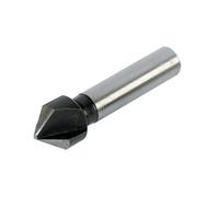 wolfcraft Avellanador cónico HSS, Ø 12 mm, vástago redondo I 2505000 I Para un avellanado preciso de agujeros taladrados, para uniones atornilladas al ras en metal y plástico