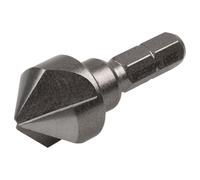 Wolfcraft Avellanador cónico HSS 2581000 Ø 16 mm vástago hexagonal para metal y plástico