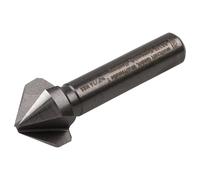wolfcraft Avellanador cónico HSS, Ø 16 mm, vástago redondo I 2506000 I Para un avellanado preciso de agujeros taladrados, para uniones atornilladas al ras en metal y plástico