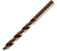 wolfcraft Broca para metal HSS con cobalto rectificada, Ø 10 mm I 7464010 I Para taladrar materiales especialmente duros y resistentes