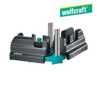 Wolfcraft caja de ingletar y falsa escuadra, hasta 100 mm de altura i