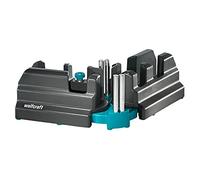 wolfcraft Caja de ingletar y falsa escuadra I 6948000 I Producto 2 en 1 para piezas (hasta 70 mm de altura) I Para medir y cortar ingletes para cualquier proyecto sin polvo, ni ruido y fácil