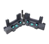 wolfcraft Caja de ingletar y falsa escuadra PRO I 6956000 I Solución para piezas de hasta 120 mm de altura I Para medir y cortar ingletes precisos para cualquier proyecto sin polvo, ni ruido y fácil