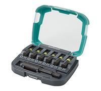 wolfcraft Caja de puntas Impact, TORX® (T 15-30), 7 piezas I 2969000 I 6 puntas Impact con templado especial para la función de percusión, de diferentes tamaños, incl. portapuntas