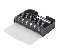 wolfcraft Caja de puntas, TORX® (T 10-30), 7 piezas I 1216000 I 6 puntas Solid de diferentes tamaños, incluye portapuntas