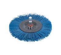 Wolfcraft Cepillo de disco de alambre de nylon 2727000 Ø 100 mm suave para taladro