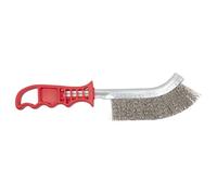 Wolfcraft Cepillo alambre inox 2717000 - Elimina óxido y limpia - Para inox y metales no férreos