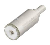 Wolfcraft Corona de diamante Ceramic 5924000 — con broca centradora y vástago, profundidad 45 mm