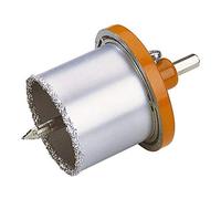 wolfcraft Corona de perforación, recubrimiento de carburo de tungsteno I 3465000 I Para trabajos de instalación en paredes de ladrillo y piedra; profundidad de corte: 55 mm