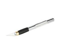 Wolfcraft Cúter de Precisión 4195000 Mango Aluminio Ligero Cuchilla Intercambiable