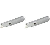 wolfcraft Cúter estándar de cuchillas trapezoidales con cuchilla fija I 4150000 I Cúter de cuchilla fija (Paquete de 2)