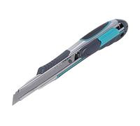 wolfcraft Cúter profesional de doble seguridad de 9 mm I 4285000 I Para cortes y trabajos manuales