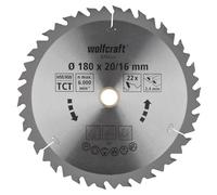wolfcraft Disco de sierra circular de mano CT, serie marrón I 6734000 I Cortes rápidos y bastos