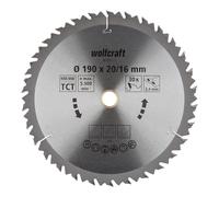 Wolfcraft disco de sierra circular de mano ct, serie marrón i 6735000