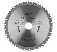 wolfcraft Disco de sierra circular de mano CT, serie marrón I 6737000 I Cortes rápidos y bastos