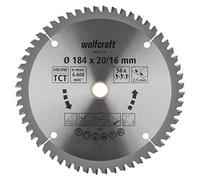 wolfcraft Disco de sierra circular de mano CV, serie lila nueva I 6622000 I Cortes finos y limpios