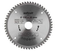 wolfcraft Disco de sierra circular de mano CV, serie lila nueva I 6624000 I Cortes finos y limpios