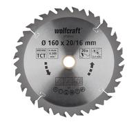 Wolfcraft disco de sierra circular de mano cv, serie marrón i 6733000