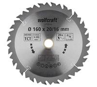 Wolfcraft disco de sierra circular de mano cv, serie marrón i 6733000