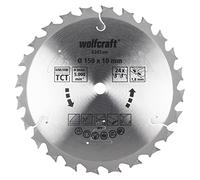 wolfcraft Disco de sierra circular para sierras circulares de mano a batería, serie lila, Ø 150 mm I 6345000 I Cortes semigruesos y rápidos