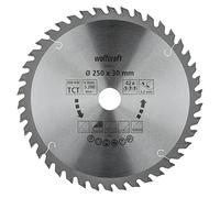 wolfcraft Disco para sierras circulares de mesa CT, serie naranja I 6680000 I Cortes finos y limpios