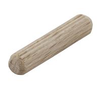 wolfcraft Espigas de Madera Corrugadas, Tacos de Haya para Uniones | Madera de haya estriada segun DIN 68150, agarre optimo en orificios, accesorio para juego universal de espigado, 2906000