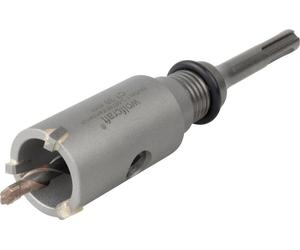 wolfcraft GmbH 5458000, Taladro percutor, Broca circular, Rotación en sentido horario, 3,5 cm, 70 mm, Para yeso, hormigón celular, ladrillo, piedra, mármol, granito, hormigón