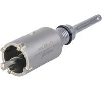wolfcraft GmbH 5480000, Autoperforante, Taladro, Piedra artificial, Ladrillo, Hormigón, Mármol, Piedra natural, Azulejo, Gris, Metal, Adaptador SDS plus