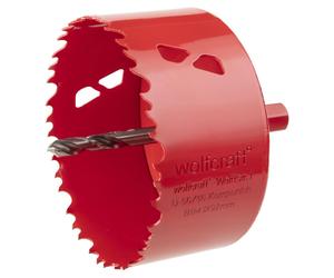 wolfcraft GmbH 5492000, Atornillador inalámbrico, para metales no ferrosos, paneles de yeso, plástico, contrachapado, madera, color rojo, bimetálico, acero rápido (HSS)