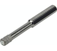 wolfcraft GmbH 5992000, Taladro, Broca de diamante, Rotación en sentido horario, 8 mm, 80 mm, Material cerámico de alta calidad, Bolsa, Azulejo esmaltado, Granito