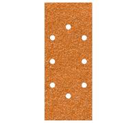 Wolfcraft Hojas de Lijar Corindón 93x230 mm Grano 120, Perforadas Oval, 5 Unidades