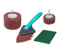 Wolfcraft, juego de 7 piezas para lijado de madera, modelo 5642000